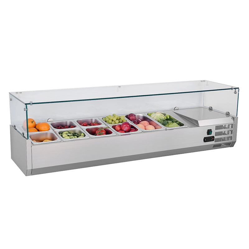 European Standard Counter Type Salad Unit Refrigerator